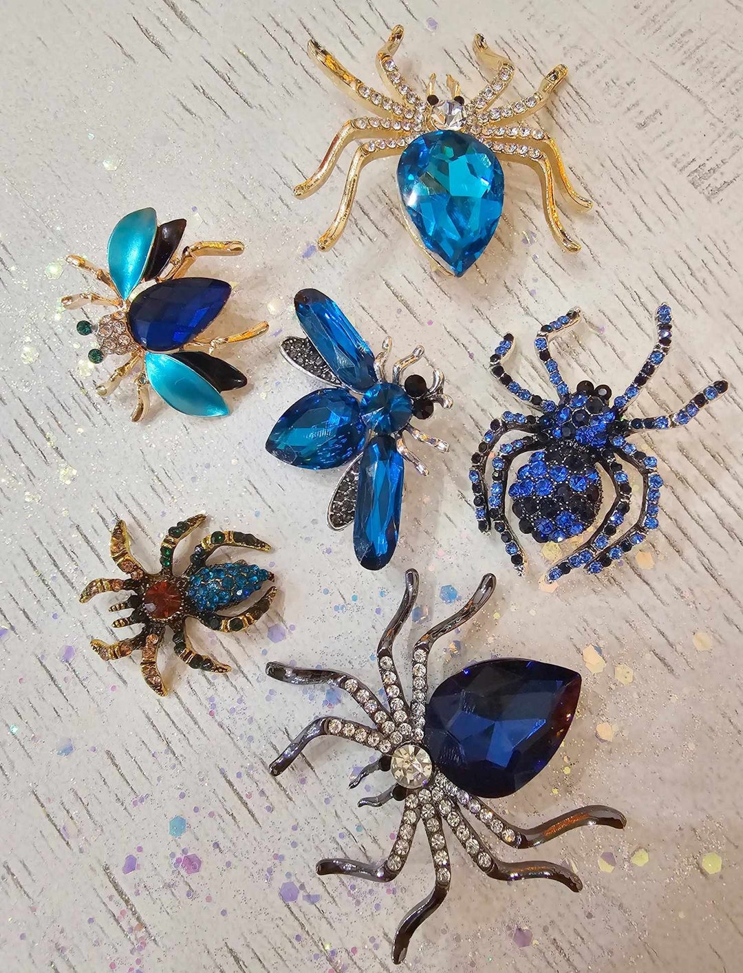 BUNDLE #20, 6pc Halloween Brooches, Halloween Embellishments, Halloween ...
