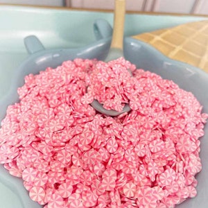 Pink DIY Mix, 164Grams, Peppermint clay sprinkles, clay sprinkles, colorful sprinkles, polymer clay sprinkles, Christmas Sprinkles