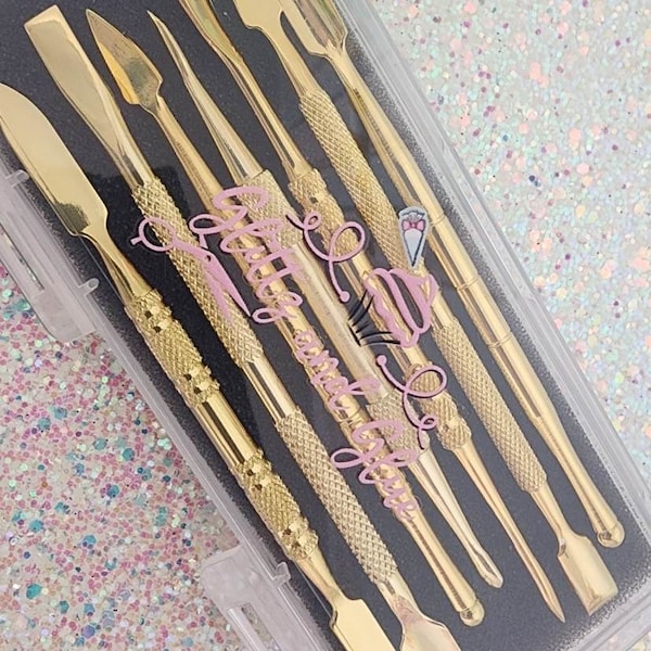 Metal clay tools, Clay tools, foam clay, sculpting tools, polymer clay tools, air dry foam clay tools, craft tools, metal tools