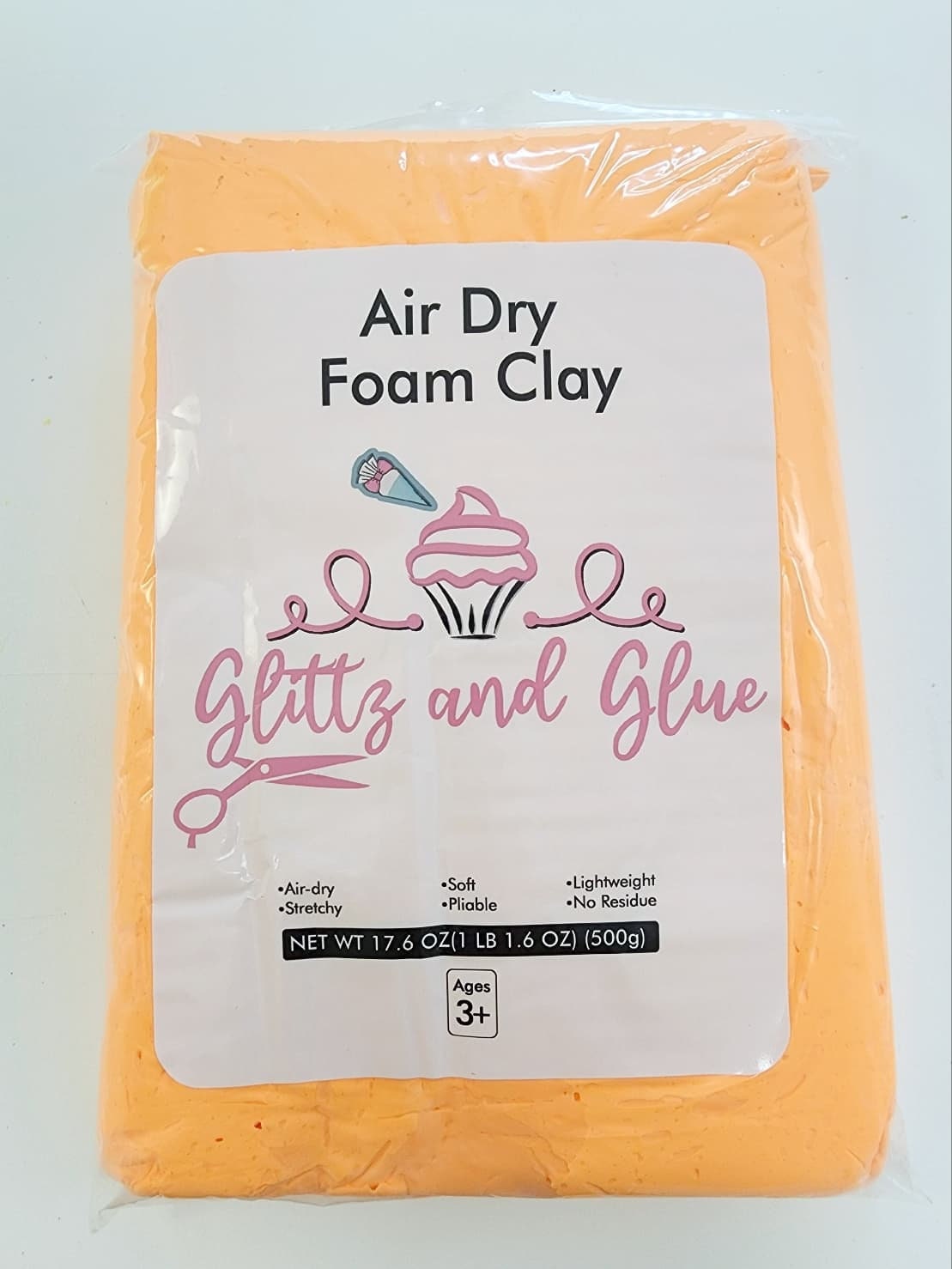 Air Dry Foam Clay, Foam Clay, Glittz and Glue Foam Clay, Cosplay, Fake Bake  Supplies, Air dry clay, light weight air dry clay, Clay Slime
