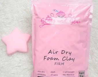 Air Dry Foam Clay 500g Bag Dark Grey