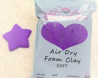 SOFT, Purple Foam Clay, Foam Clay, Glittz and Glue Foam Clay, Fake bake supplies, cosplay clay, slime, soft clay, cosplay clay, slime clay