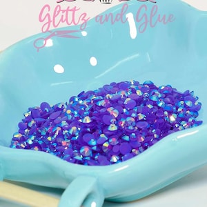 5oz Purple Rhinestones #16, Mixed Rhinestones, 3mm Rhinestones, 4mm rhinestones, 5mm rhinestones, Jelly rhinestones, 141.5grams