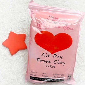 500g Red foam clay, Foam Clay, Glittz and Glue Foam Clay, Fake bake supplies, cosplay clay, slime, soft clay, air dry foam clay, clay