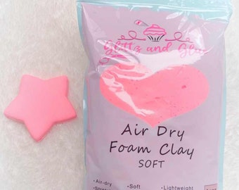 SOFT, Bubblegum Pink, foam clay, Foam Clay, Glittz and Glue Foam Clay, Fake bake supplies, cosplay clay, slime, soft clay, air dry foam clay