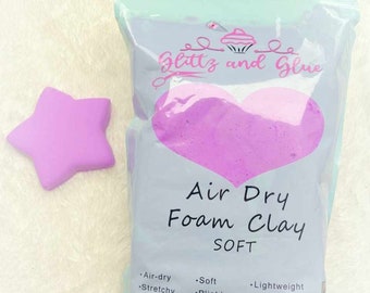 SOFT, Lilac Foam Clay, Foam Clay, Glittz and Glue Foam Clay, Fake bake supplies, cosplay clay, slime, soft clay, cosplay clay, slime clay