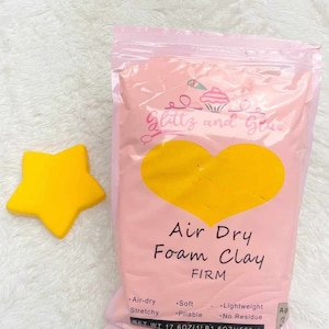 100g Orange Foam clay, Foam Clay, Glittz and Glue Foam Clay, Fake bake supplies, cosplay clay, slime, soft clay, air dry foam clay, craft