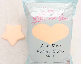 100g SOFT, Cream Foam Clay, Foam Clay, Glittz and Glue Foam Clay, Fake bake supplies, cosplay clay, slime, soft clay, air dry foam clay