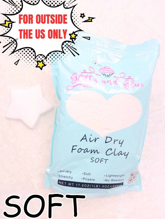 SOFT, Watermelon, foam clay, Foam Clay, Glittz and Glue Foam Clay, Fake  bake supplies, cosplay clay, slime, soft clay, air dry foam clay