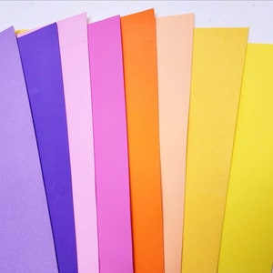 Craft Foam Sheets--12 x 18 Inches - Yellow - 5 Sheets-2 MM Thick 