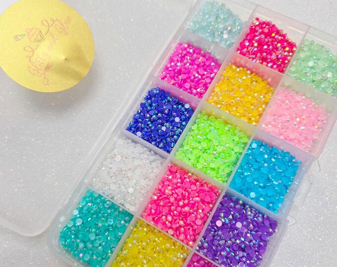 Rhinestone Box, Rhinestones, Colorful Rhinestones, Fake Bake Supplies ...
