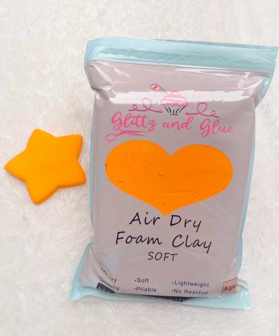 SOFT Foam clay, Foam Clay, Glittz and Glue Foam Clay, Fake bake supplies,  cosplay clay, slime, soft clay, air dry foam clay, craft supplies