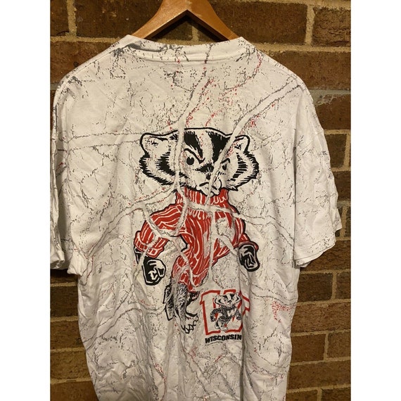 vintage 90s wisconsin badgers All Over Print Footb