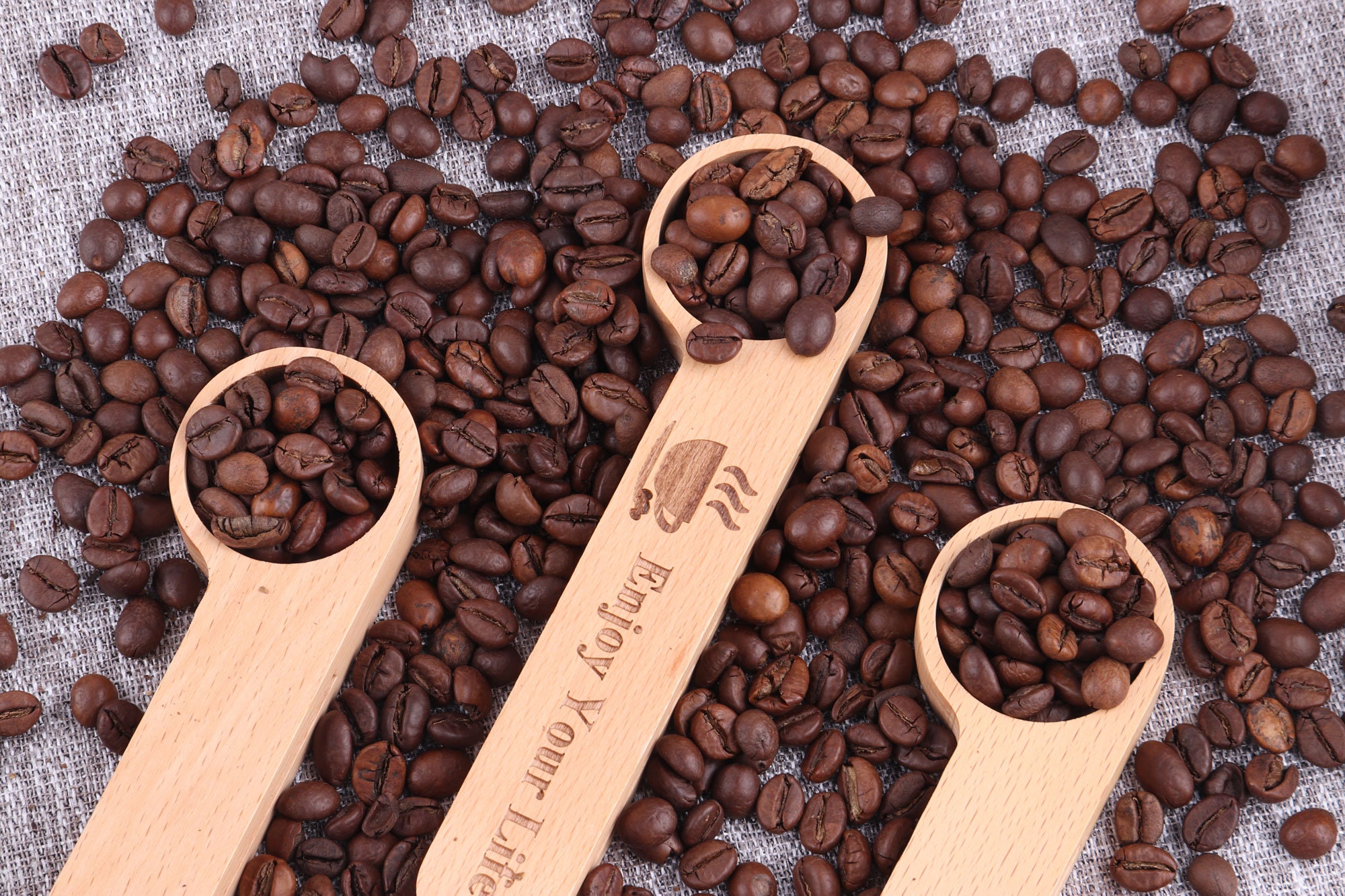 Personalized Custom Wooden Coffee Clip Scoop Coffee Lover Etsy