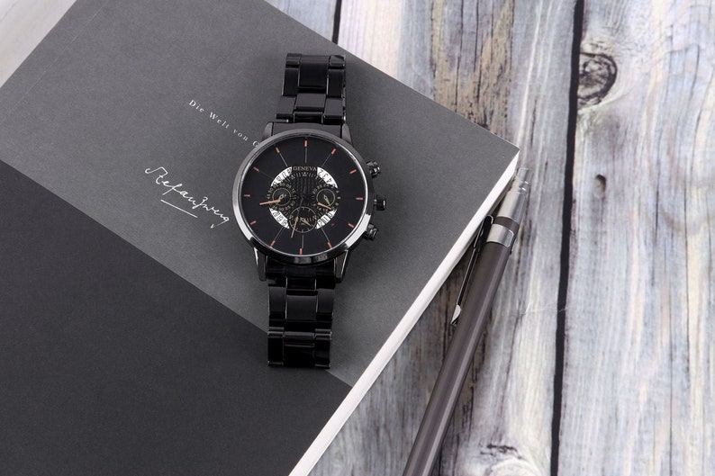 Mens Watches Custom Wrist Watch Steel Watch Personalized Etsy Canada