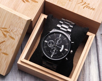 Best Man Gifts, Personalized Watch for Groomsmen Set, Father of the Groom Gift, Wedding Proposal