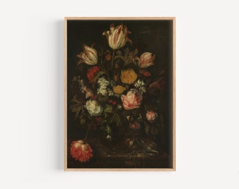 レイチェル・ルイシュ風花版画：17世紀の静物画 - Etsy 日本