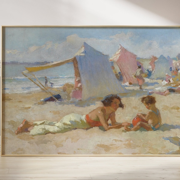 Seaside Painting Etsy