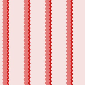 Ripple Effect - Pink - Pink and Red Striped Wavy Stripe Wallpaper, Bold ...