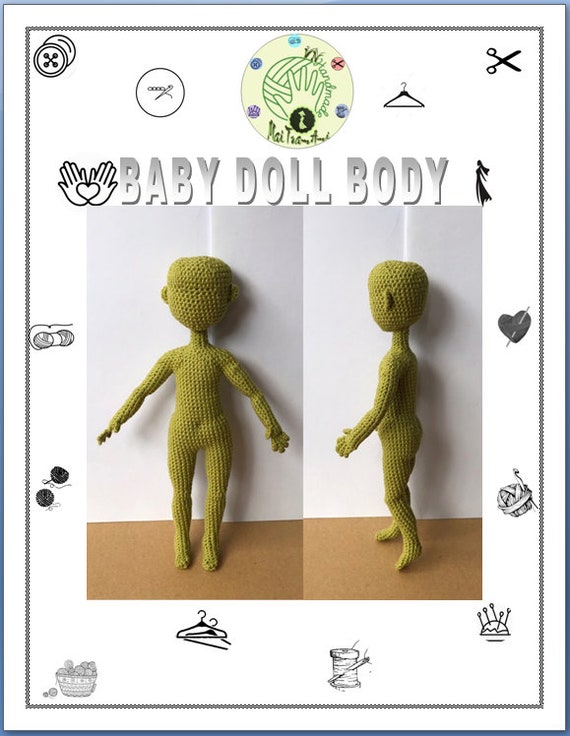 amigurumi doll body pattern