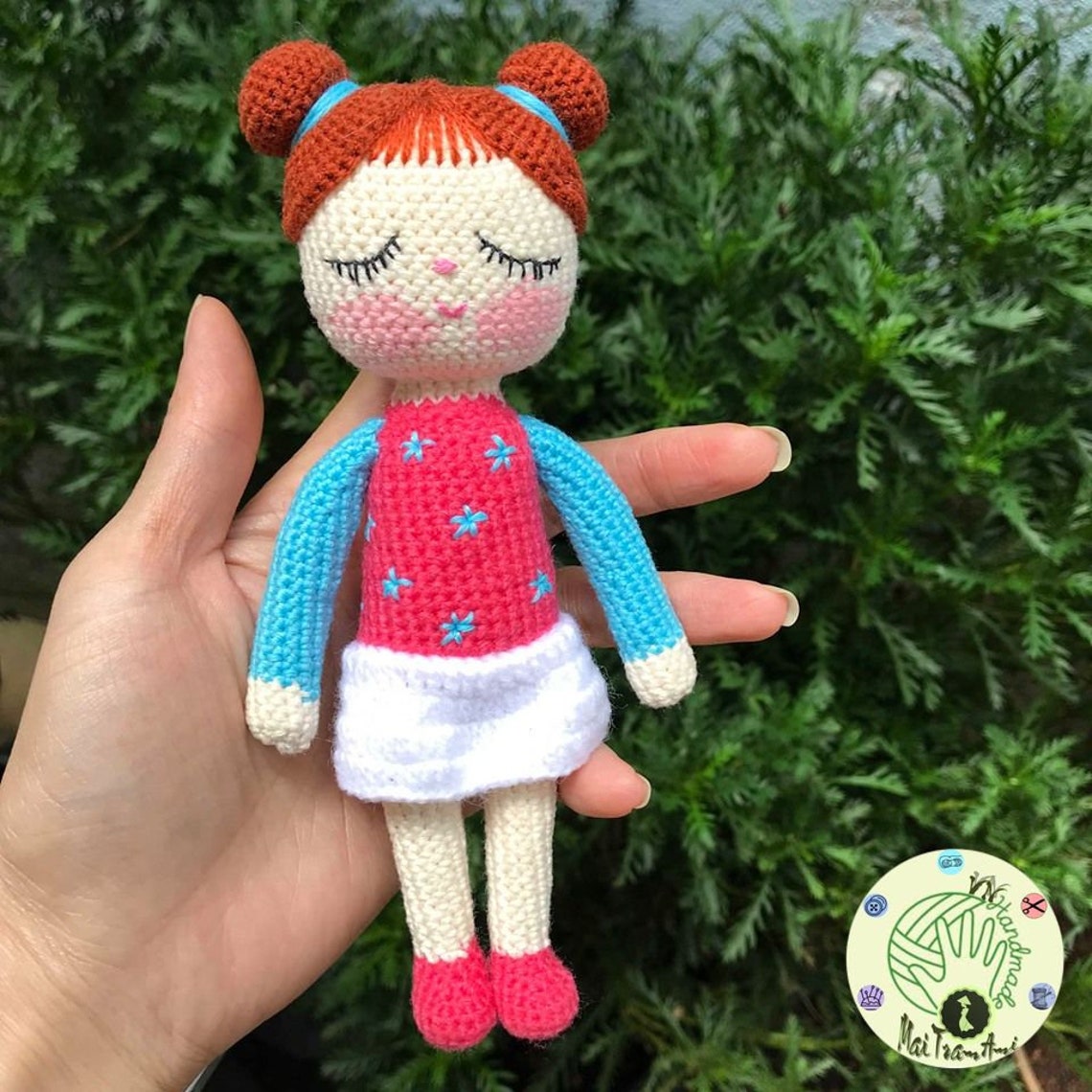 Sleeping Baby Doll Crochet Pattern Sleeping Doll Crochet Etsy