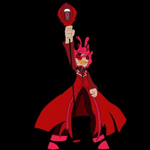 Alastor Hazbin Hotel Sticker