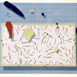 Robert T. Thorn - Memphis Style “Screen Drip” Serigraph (ca. 1980, #41/75)