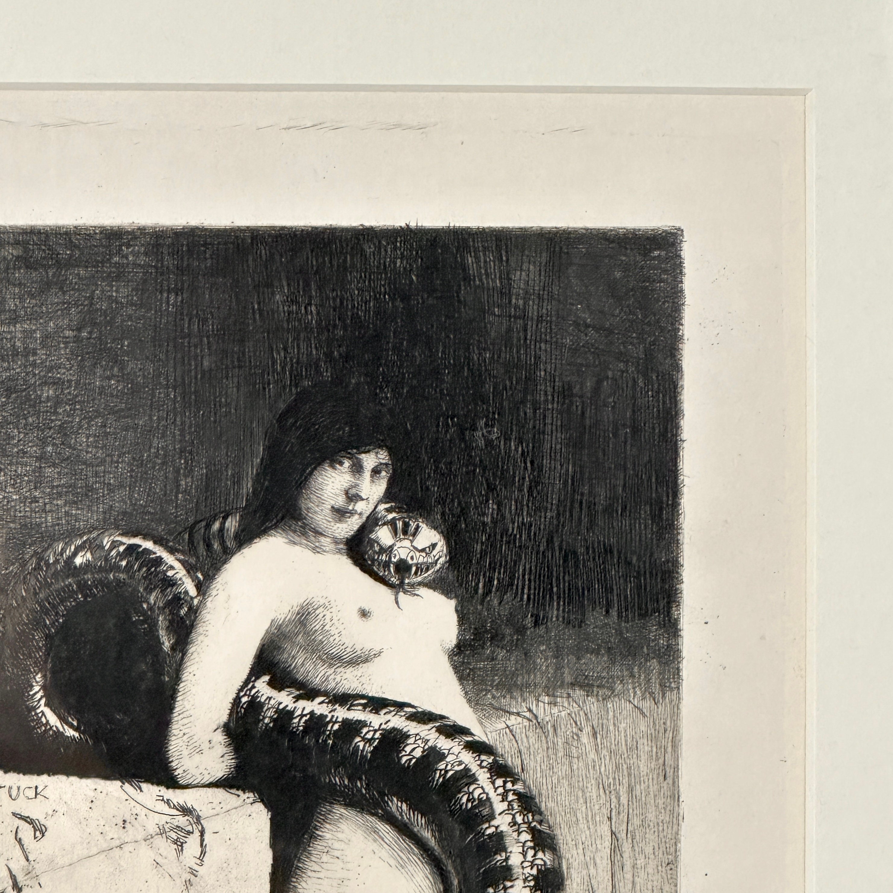 Franz Von Stuck (1863-1928) - Die Sinnlichkeit, Signed (1891