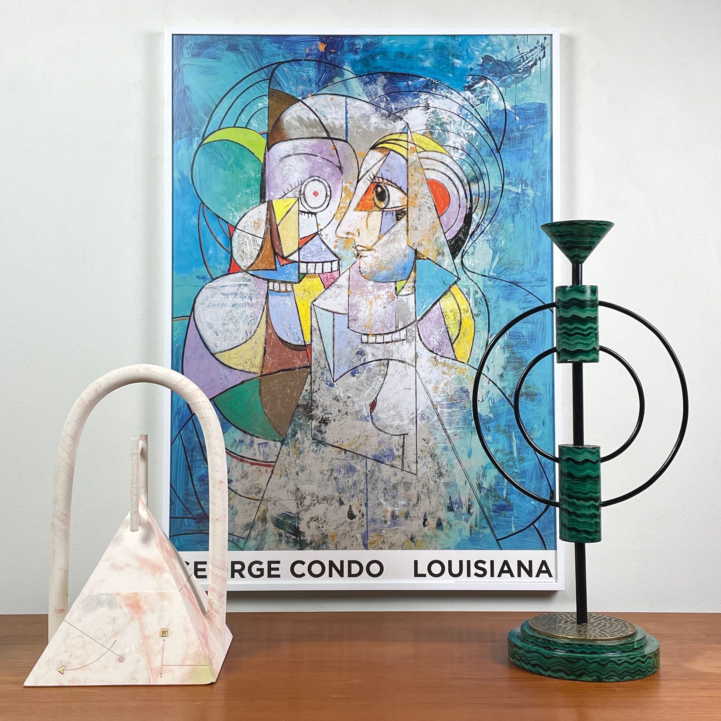 podning Handel lige ud George Condo Louisiana Exhibition Print Framed - Etsy