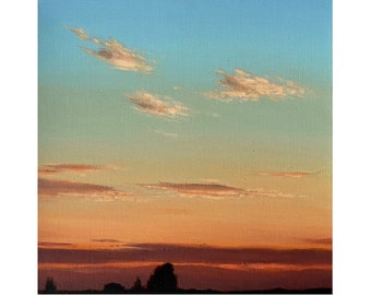 Jim Thalassoudis (Australijczyk, ur. 1962) Realistyczny pejzaż „Hesperian 24”, podpisany (2004, olej na płótnie)