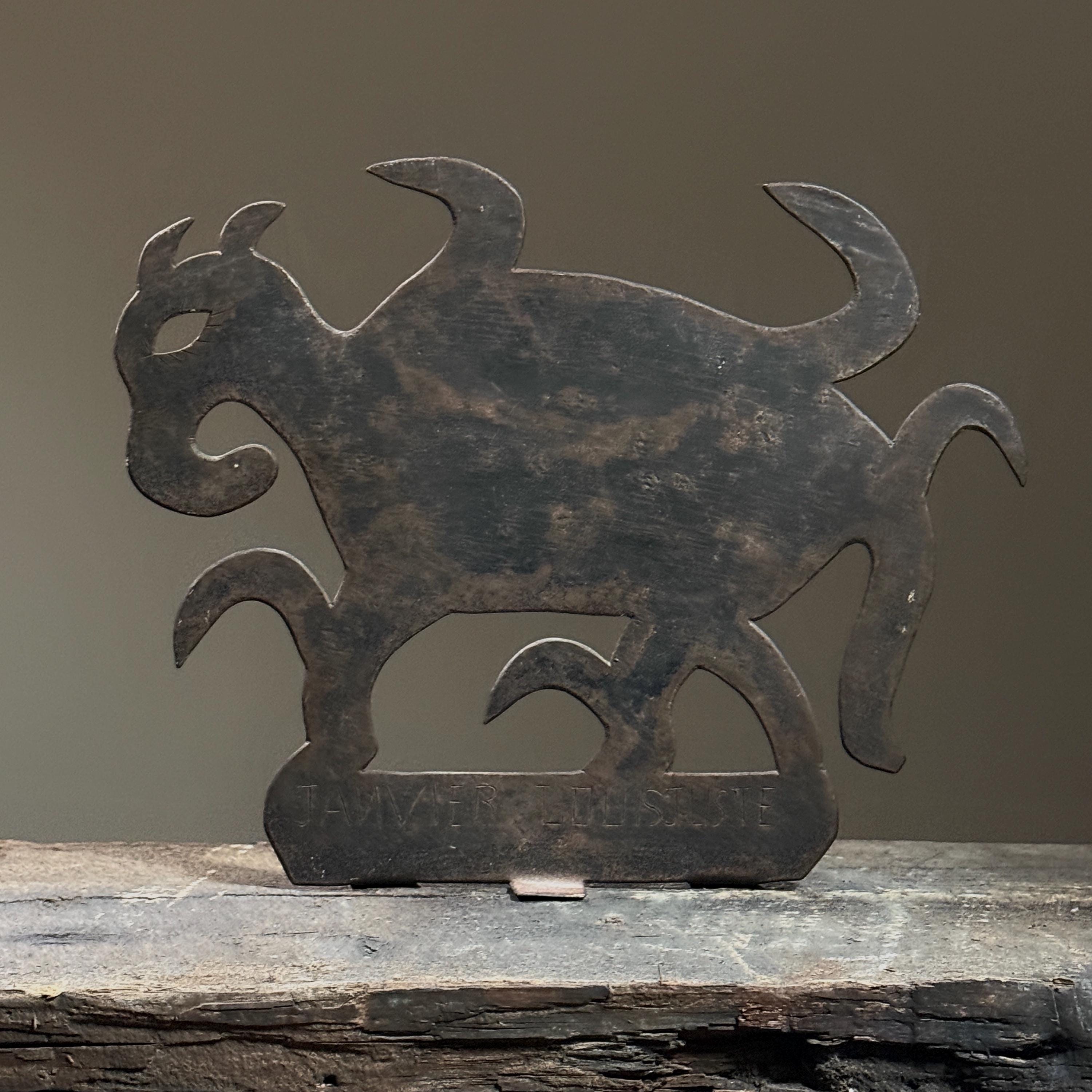 Janvier Louis Juste (haitian, 20th C.) - Folk Art Monster