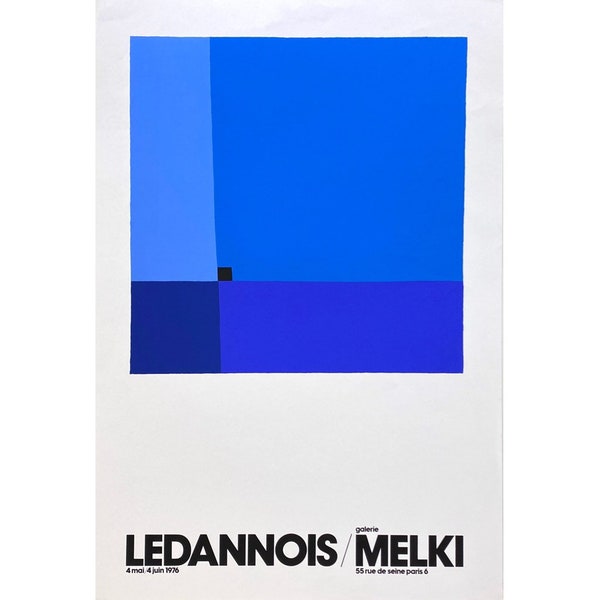 Jean-Marie Ledannois - Galerie Melki 1976 Exposición Serigrafía