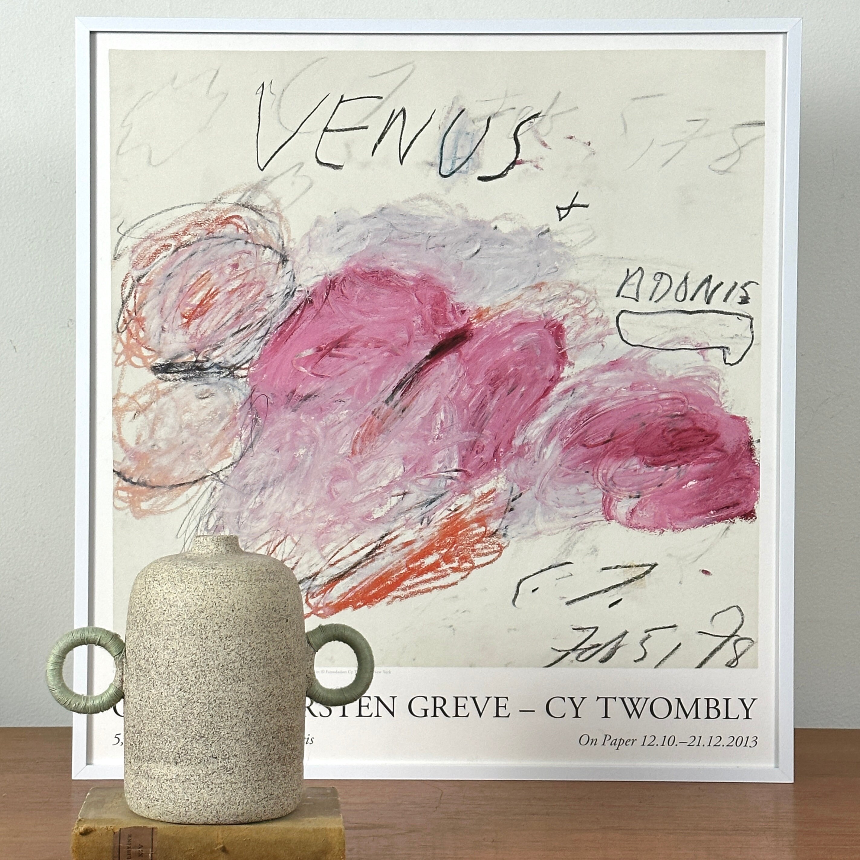 Vintage Cy Twombly French Exhibition Poster Framed - Etsy