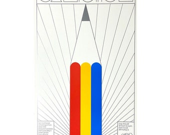 Póster de la exposición de arte pop/posmoderno de Neville Smith, Saw Gallery, 1972