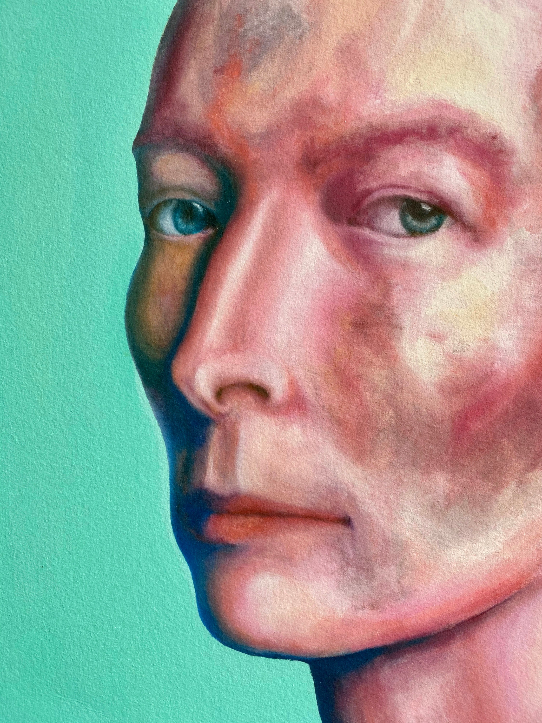 Expressionist Portrait Archival Print on Art Paper/tilda Etsy