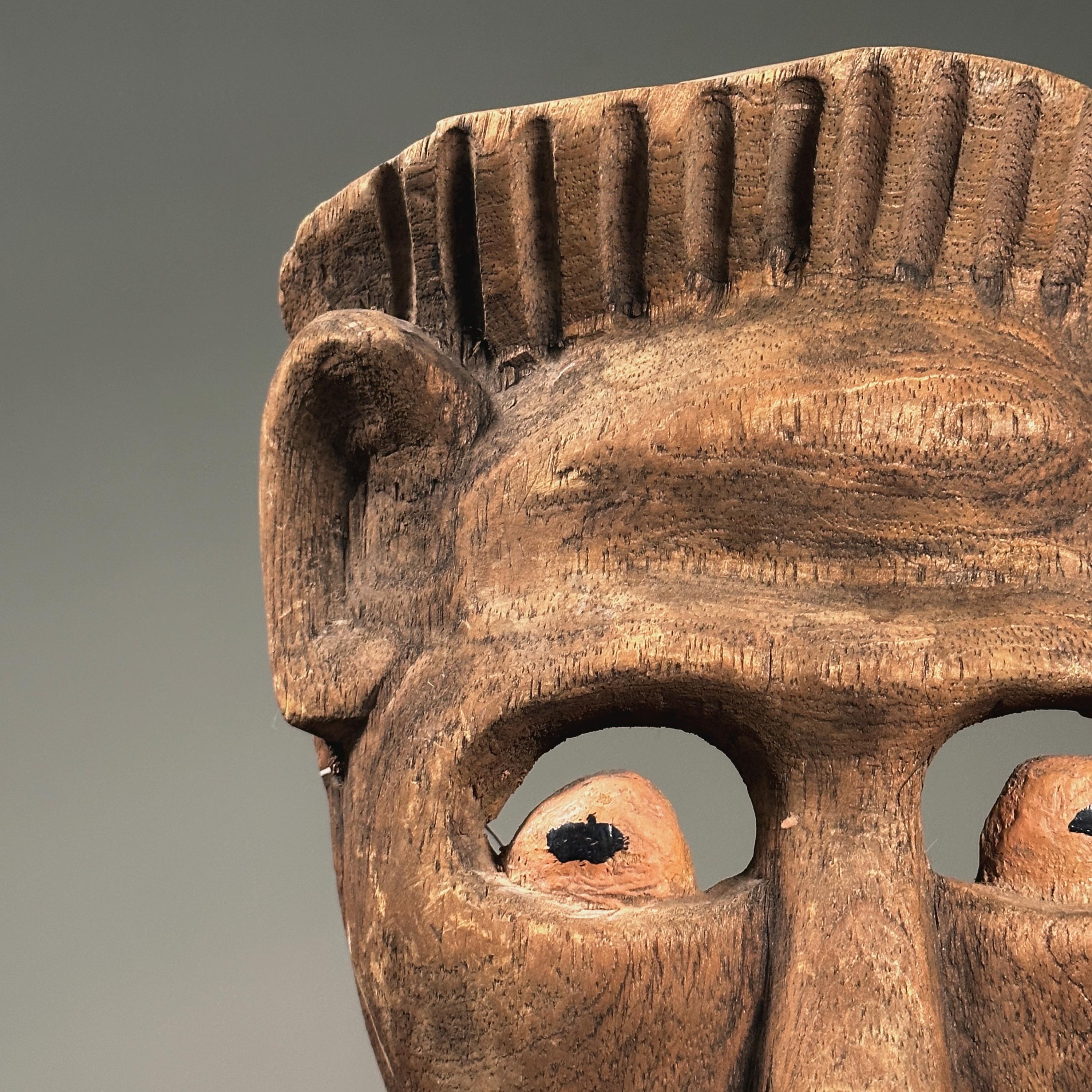 ヴィンテージのメキシコ民芸品、手彫りの猿のマスク - Etsy 日本