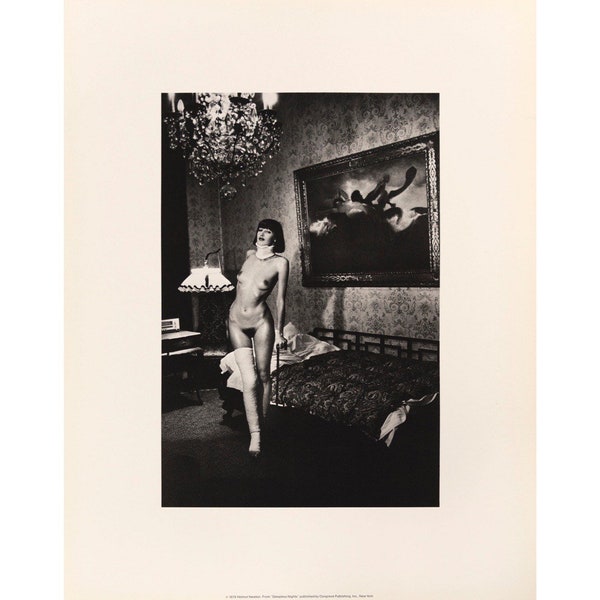 1978 Vintage Original Helmut Newton “Sleepless Nights” Print (Published from Congreve Publishing)