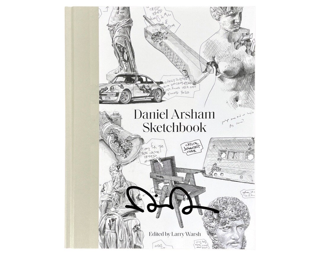 Daniel Arsham   Sketchbook SIGNED