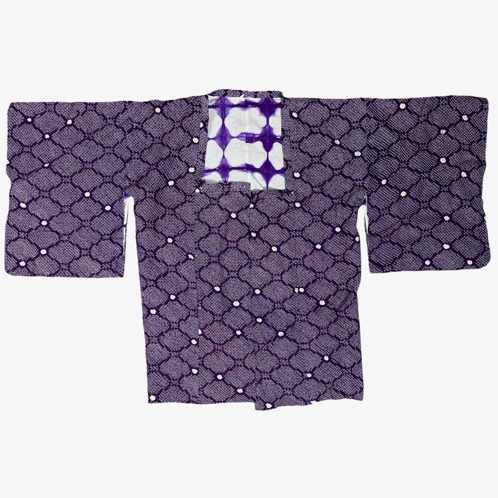 【レディース羽織】紫色の絞り模様 レディース羽織】紫色の絞り模様の通販 by SmileShare_Kimono's shop