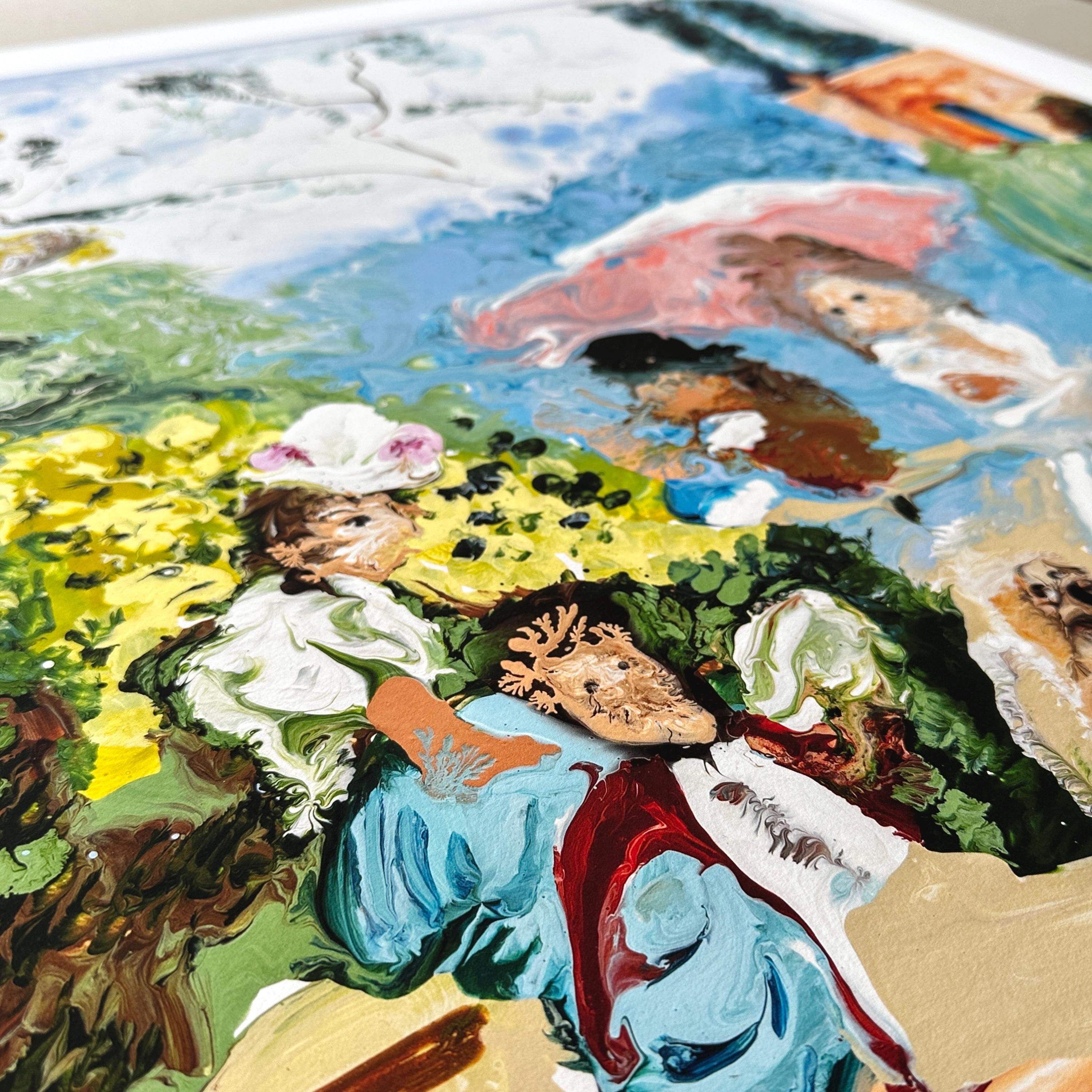 Genieve Figgis - Summer Garden (after Nicolas Lavreince) Archival