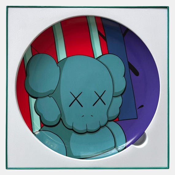 工芸品 plate by kaws ed250 artware editions Kaws Limited Edition Coaltion for the Homeless Plate, 2025
