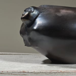 Figurative Raku Vintage Surrealist Raku Fired Burnished Figurative Story Pot, Signed - Etsy