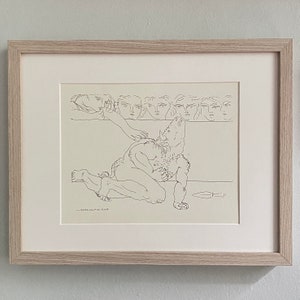 Picasso - Minotaure Mourant (from the Vollard Suite) Framed Lithograph