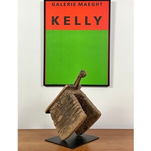 Vintage 1964 Ellsworth Kelly French Exhibition Print, Framed