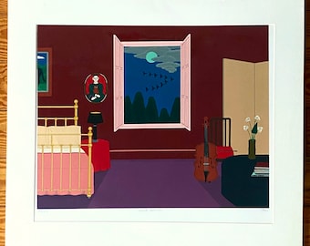 Shigeo Oku Okumura - “Duck Dinner” Signed and Numbered Screenprint