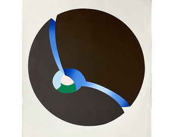 Van Houten - Serigrafía de la cueva de la sibila n.° 34/50 (ca. 1970, firmada)