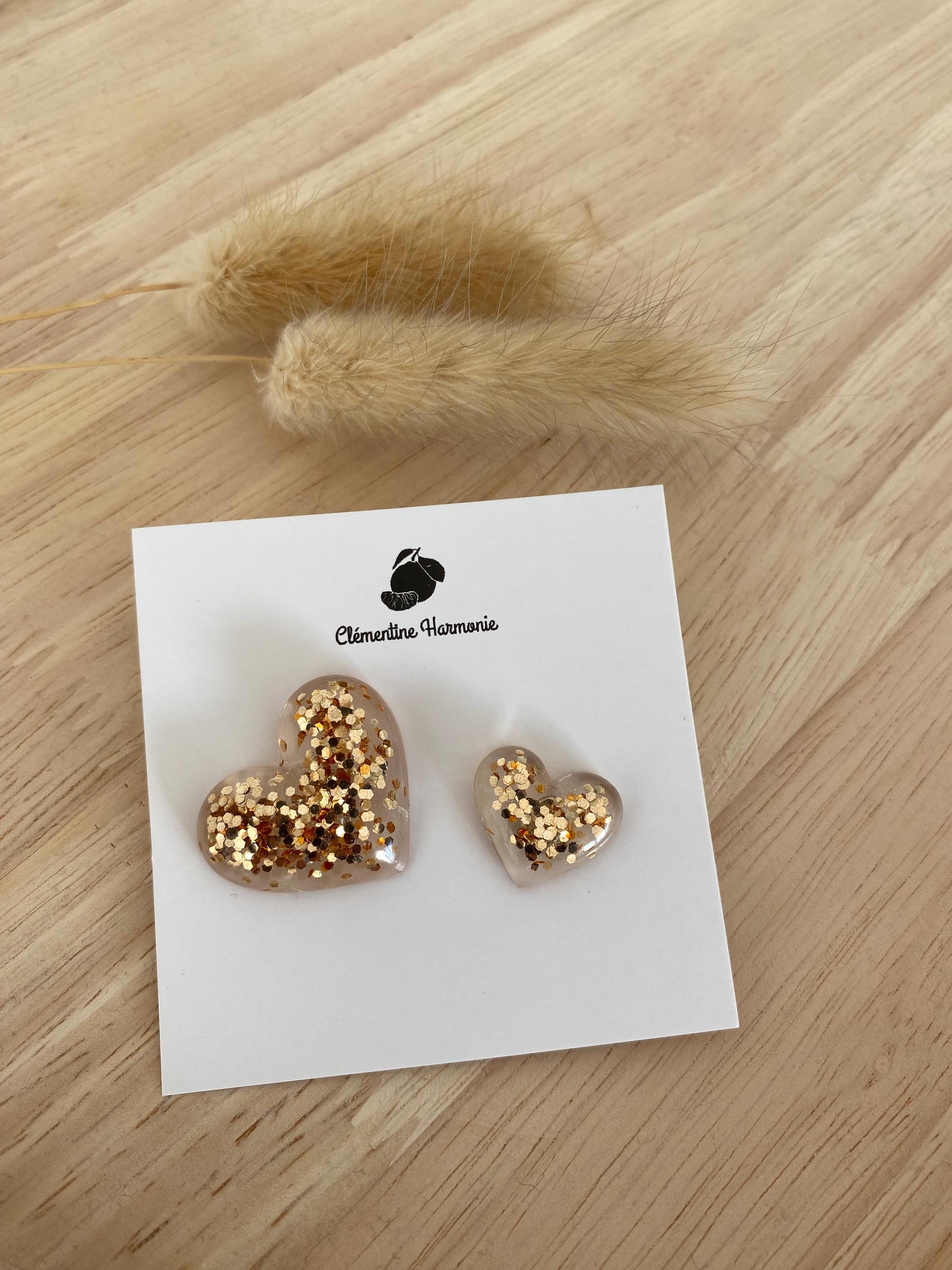 Broche Revers Cœur Doré – Neuve Sans Emballage – Parfaite Pour Customiser