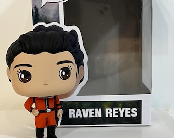 The 100 Raven Reyes custom Pop figure