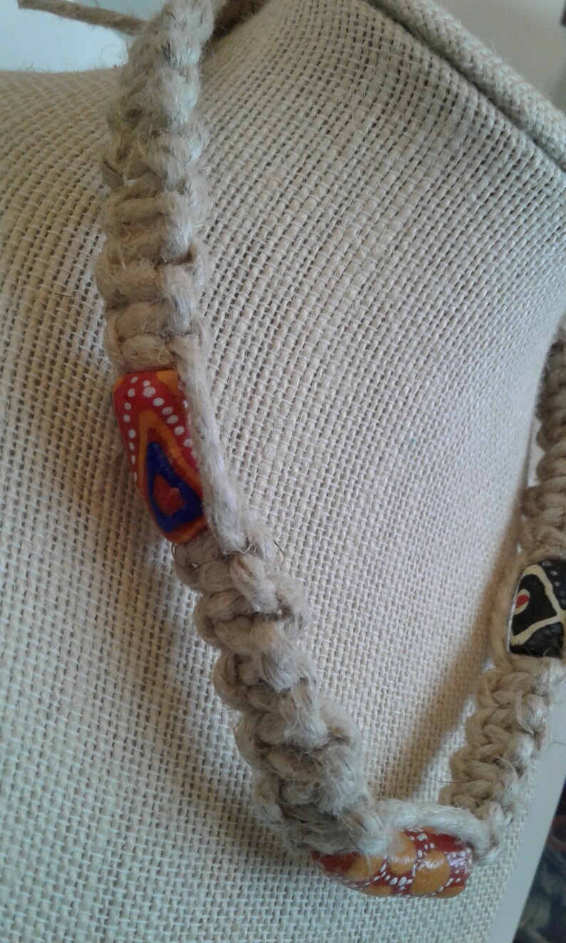 Thick African Beads necklace
