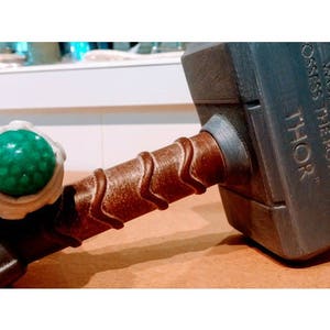 Thor Hammer Baby Rattle Cosplay Birthday Gift Nursery Decor Baby Toys Gifts for Baby Avengers Office Decor Mjolnir image 7